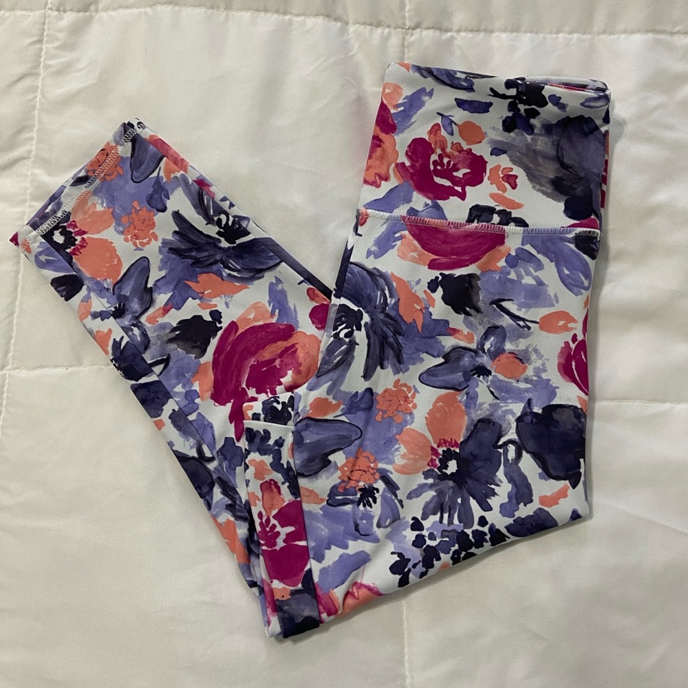 Balance Collection floral yoga capris